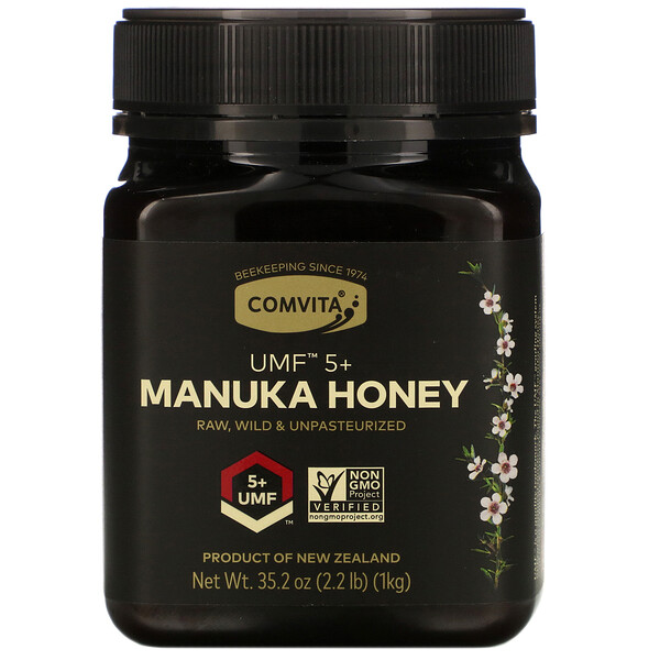 Comvita, Manuka Honey, UMF 5+, 2.2 lb (1 kg) - iHerb