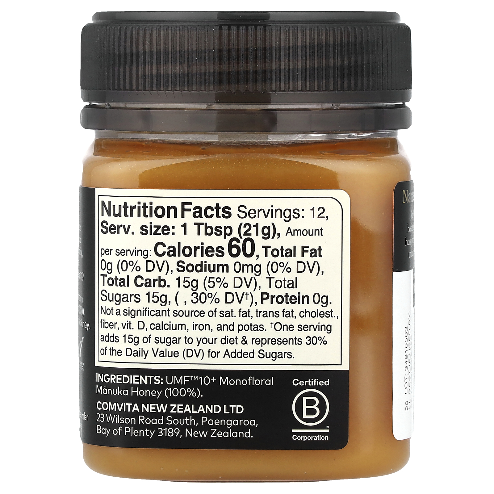 Comvita, Raw Manuka Honey, UMF 10+ (MGO 263+), 8.8 oz - Walmart.com