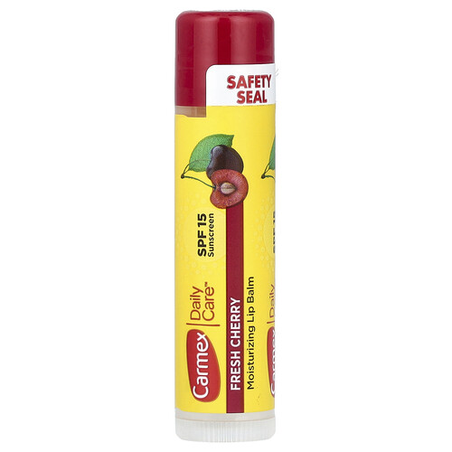 Carmex Daily Care®, Moisturizing Lip Balm, SPF 15, Fresh Cherry, 0.15 oz (4.25 g)
