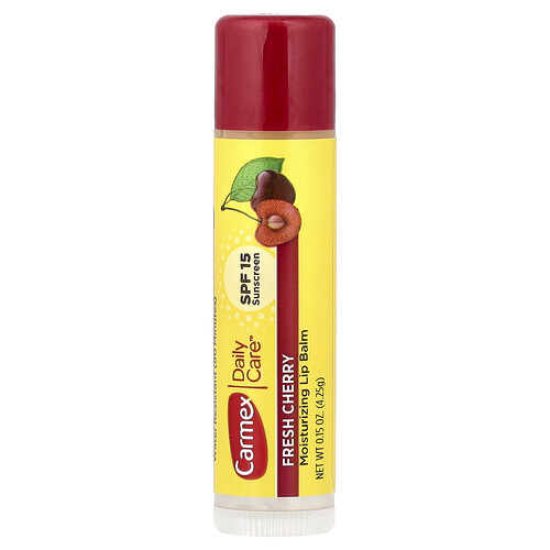 Carmex, Daily Care®, Moisturizing Lip Balm, feuchtigkeitsspendender Lippenbalsam, LSF 15, Frische Kirsche, 4,25 g (0,15 oz.)