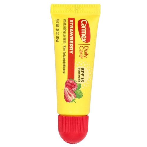 Carmex, Daily Care®, Feuchtigkeitsspendender Lip Balm, LSF 15, Erdbeere, 10 g