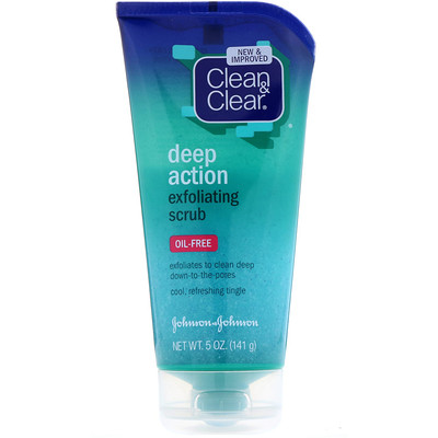 

Clean & Clear Отшелушивающий скраб глубокого действия, без масла, 5 унций (141 г)