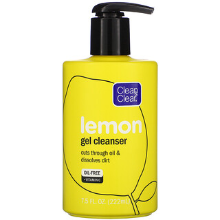 Clean & Clear, Lemon Gel Cleanser, 7.5 fl oz (222 ml)