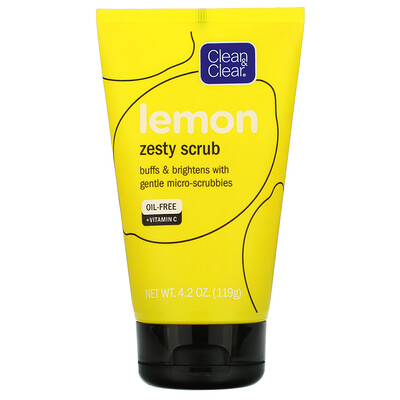 Купить Clean & Clear Lemon Zesty Scrub, 4.2 oz (119 g)