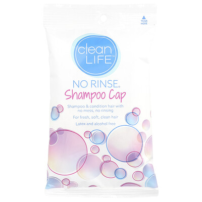 Product Image for CleanLife, No Rinse Shampoo Cap, 1 Cap