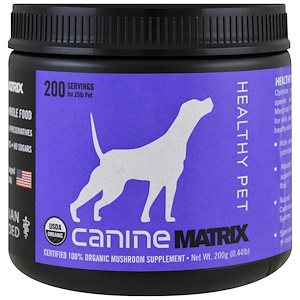 Canine Matrix, Здоровый любимец, грибной порошок, 0.44 фунта (200 г)