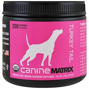 Canine Matrix, Трутовик разноцветный, грибной порошок, 0.44 фунта (200 г)