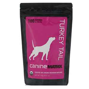 Отзывы о Canine Matrix, Turkey Tail, For Dogs, 3.57 oz (100 g)