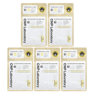 CNP Laboratory, 2 Langkah Propolis Energy Active Ampule & Masker Kecantikan, 5 Set