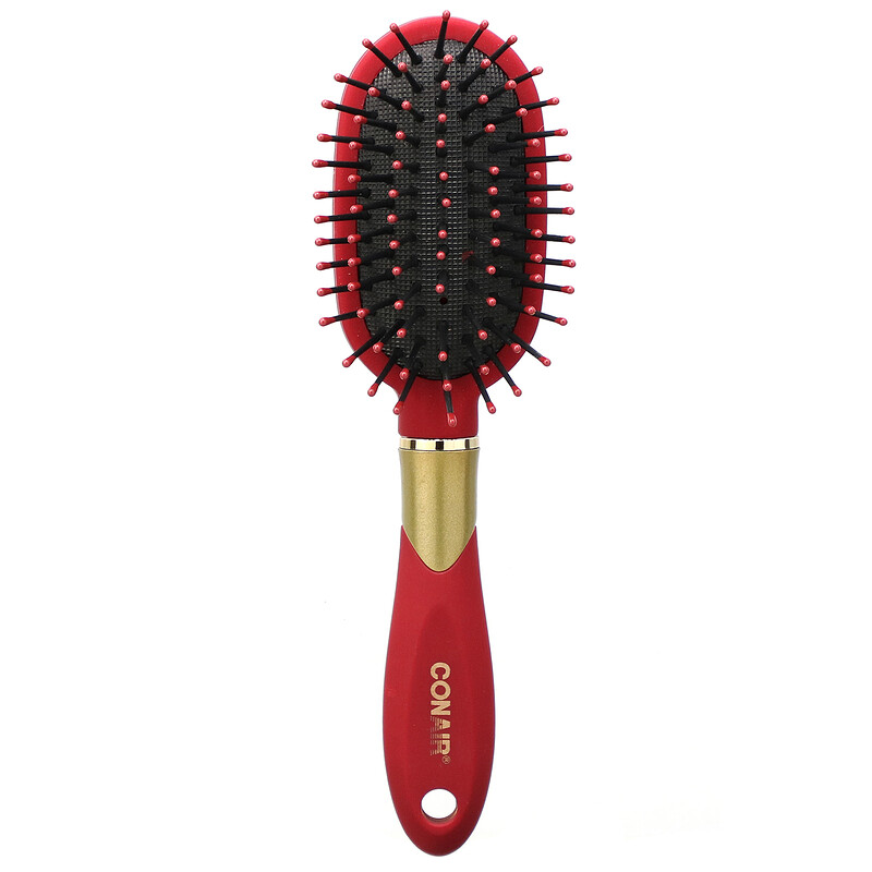 Conair, Velvet Touch, Travel Cushion Hair Brush, 1 Brush iHerb