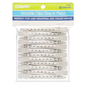 Conair, Versatile Clips Stay in Place, 12 Styling Clips отзывы покупателей