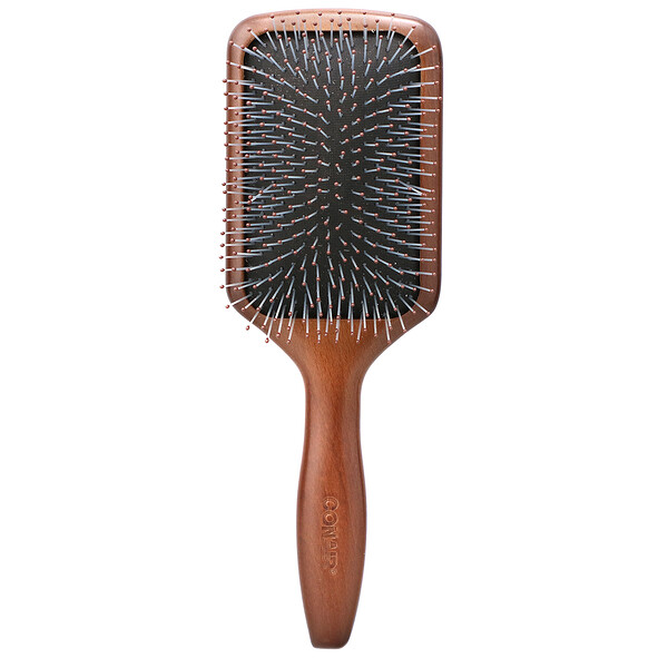 Tangle Pro Detangler, Normal & Thick Hair, Wood Paddle Hair Brush, 1 Brush