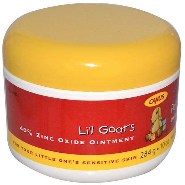 Canus, Li'l Goat's, 40% Zinc Oxide Ointment, 10 oz (284 g) (Discontinued Item) 