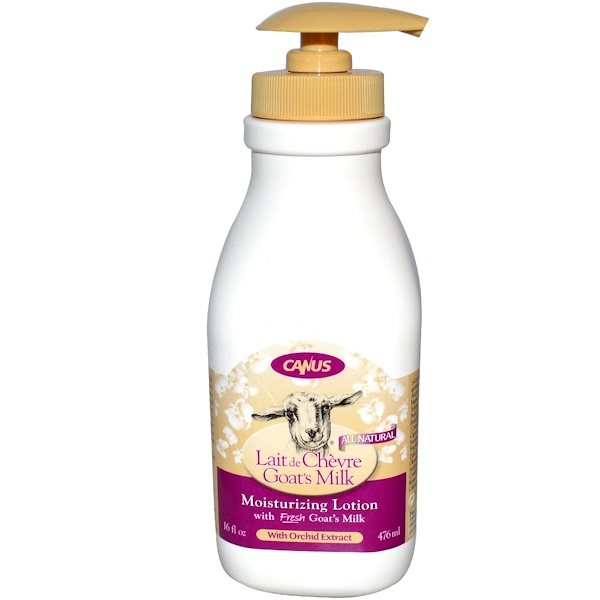 Canus, Goat's Milk, Moisturizing Lotion, with Orchid Extract, 16 fl oz (476 ml) (Discontinued Item) 