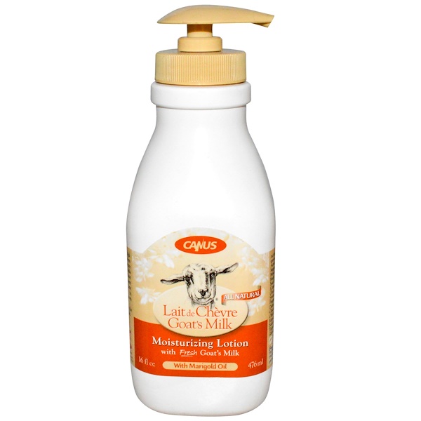 Canus, Goat's Milk, Moisturizing Lotion, with Marigold Oil, 16 fl oz (476 ml) (Discontinued Item) 