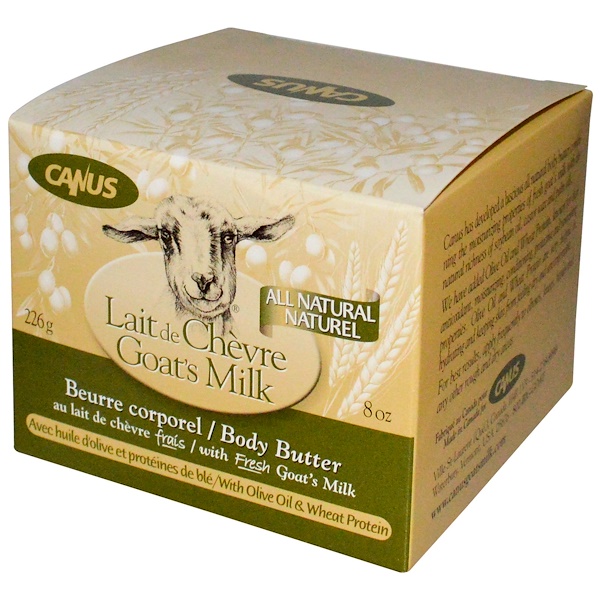 Canus, Goat's Milk Body Butter with Olive Oil & Wheat Protein, 8 oz (226 g) (Discontinued Item) 
