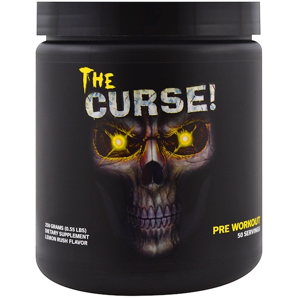 Cobra Labs, The Curse, Pre Workout, Lemon Rush, 0.55 lbs (250 g