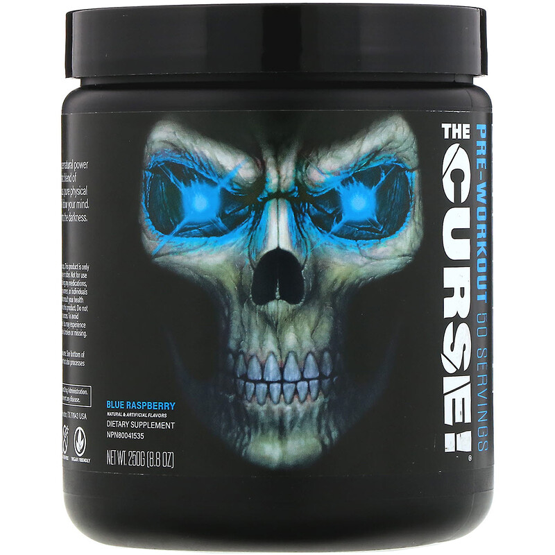 JNX Sports, The Curse, PreWorkout, Blue Raspberry, 8.8 oz (250 g) iHerb