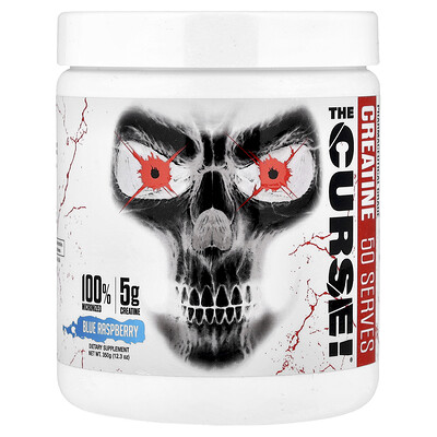 JNX Sports, The Curse!®, Creatina, Frambuesa azul, 350 g (12,3 oz)
