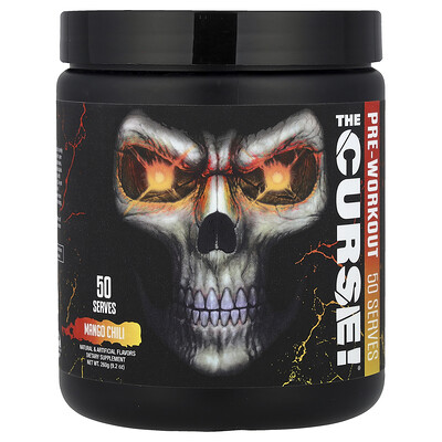JNX Sports, The Curse!®, Suplemento preentrenamiento, Mango y chile, 260 g (9,2 oz)