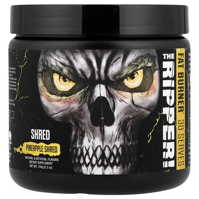 Product Image for JNX Sports, The Ripper! Fat Burner, Pineapple Shred, 5.3 oz (150 g)