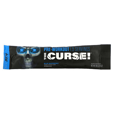 

JNX Sports The Curse Pre-Workout Blue Raspberry 1 Stick 0.28 oz (8 g)