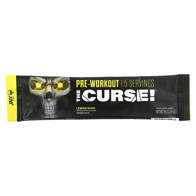 

JNX Sports The Curse Pre-Workout Lemon Rush 1 Stick 0.28 oz (8 g)