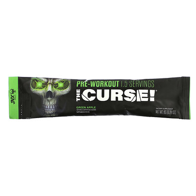 

JNX Sports The Curse Pre-Workout Green Apple 1 Stick 0.28 oz (8 g)