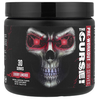 JNX Sports, The Curse!®, 운동 전 보충제, 체리 라임에이드 맛, 153g(5.4oz)