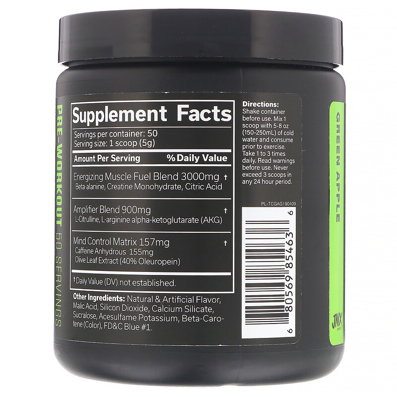 JNX Sports, The Curse, PreWorkout, Green Apple, 8.8 oz (250 g) iHerb