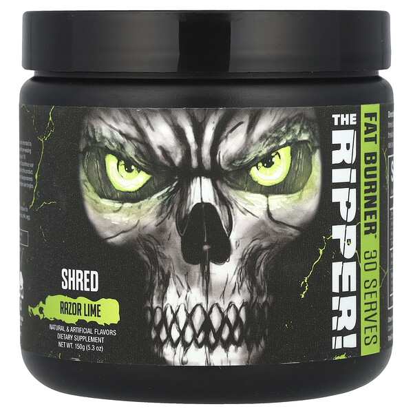 JNX Sports The Ripper, Fat Burner, Razor Lime, 5.3 oz (150 g)