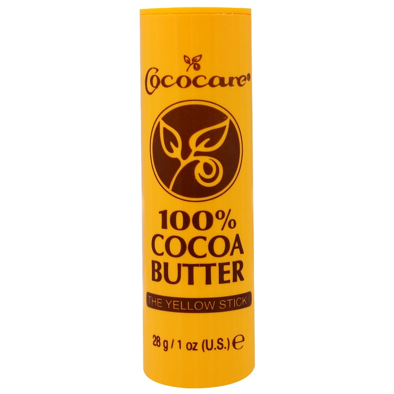 Cococare, 100 Cocoa Butter, The Yellow Stick, 1 oz (28 g)