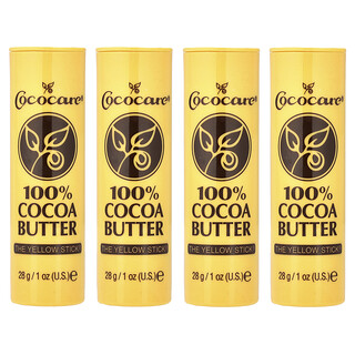 Cococare (코코케어), 100% 코코아버터 스틱, 4팩, 각 28g(1oz)