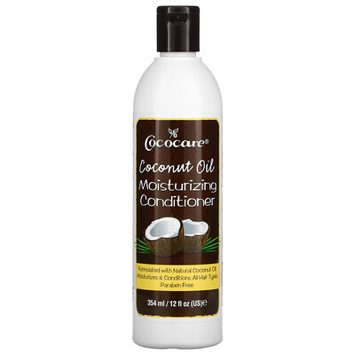 Cococare Coconut Oil, Moisturizing Conditioner, 12 fl oz (354 ml)