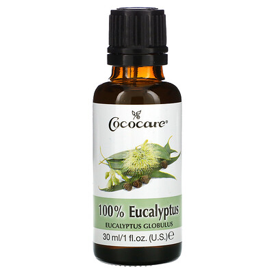 Cococare 100% масло эвкалипта, 1 жидкая унция (30 мл)