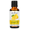 Cococare, 100% Natural Lemon Oil, 100% natürliches Zitronenöl, Zitronatzitrone, 30 ml (1 fl. oz.)
