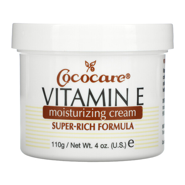 Cococare, Vitamin E Moisturizing Cream, 4 oz (110 g)