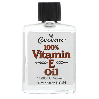 Cococare 100% масло с витамином E, .5 жидких унций (15 мл)