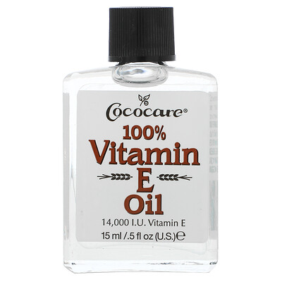 Cococare 100% масло с витамином E, .5 жидких унций (15 мл)