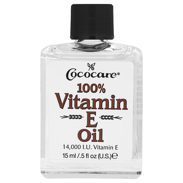 Cococare 100% Vitamin E Oil, 0.5 fl oz (15 ml)
