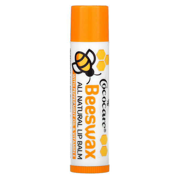 Beeswax, All Natural Lip Balm, .15 oz (4.2 g)