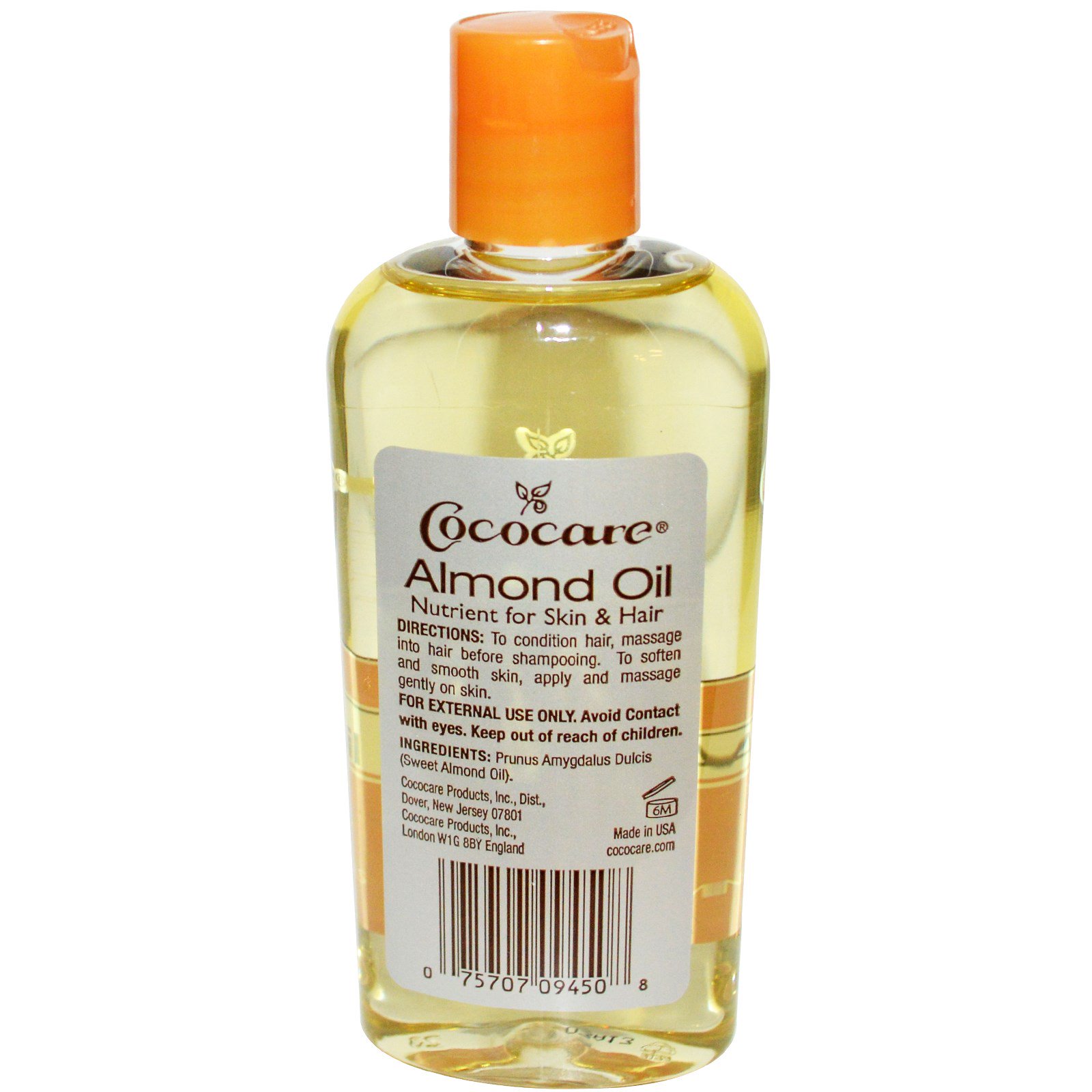 Cococare 100 Natural Almond Oil 4 Fl Oz 118 Ml IHerbcom