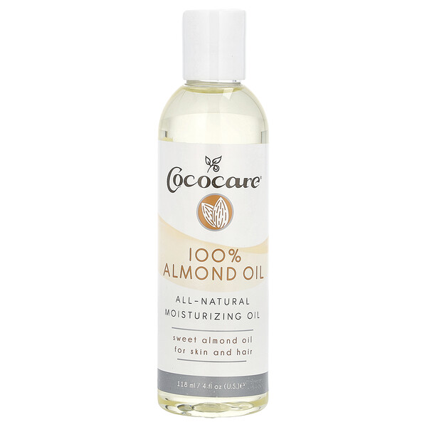 Cococare 100% Almond Oil, 4 fl oz (118 ml)