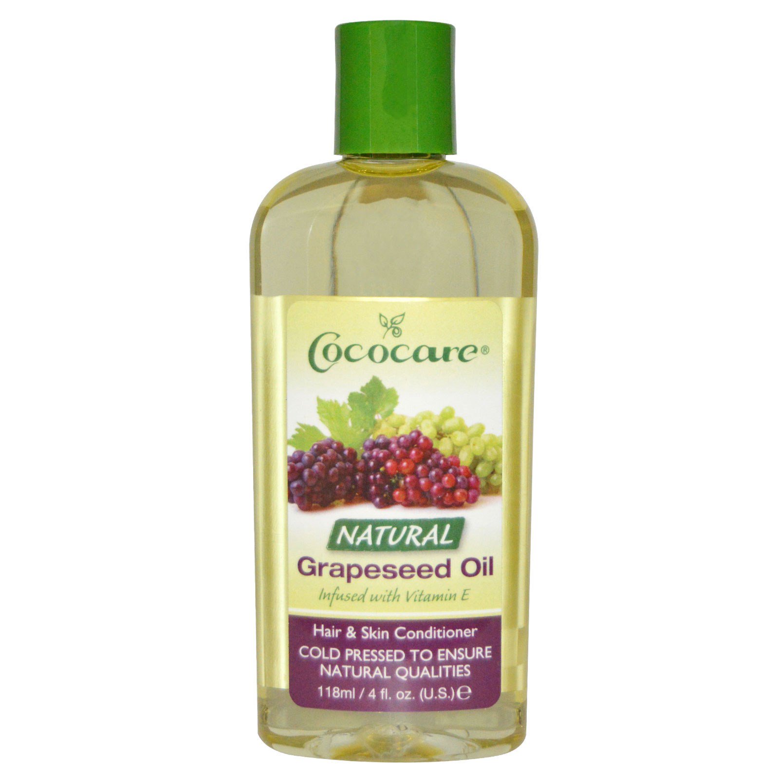 Cococare Hair Skin Conditioner Natural Grapeseed Oil 4 Fl Oz