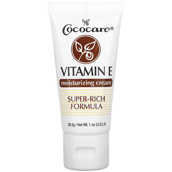 Cococare, ビタミンE保湿クリーム、28.3g（1オンス）