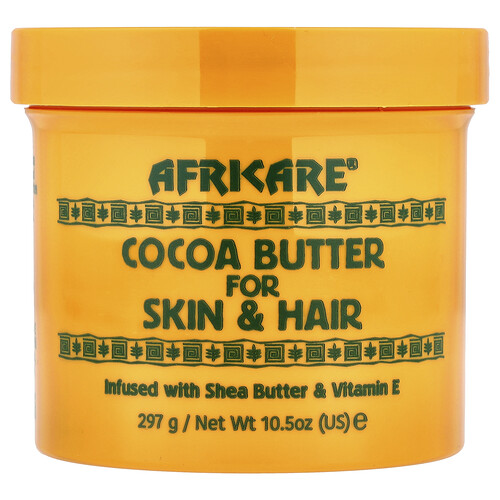 Cococare, Africare®, Cocoa Butter For Skin & Hair, Kakaobutter für Haut und Haar, 297 g (10,5 oz.)