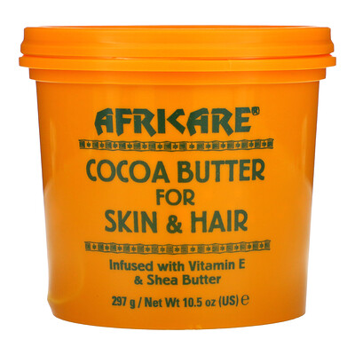 Cococare Africare, какао-масло для кожи и волос, 297 г (10,5 унции)