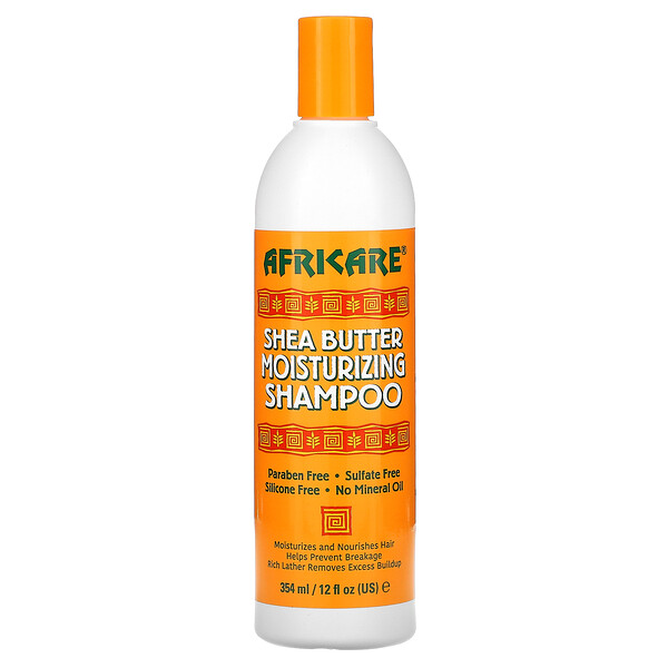 Africare, Shea Butter Moisturizing Shampoo, 12 fl oz (354 ml)