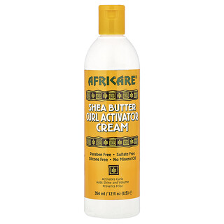 Cococare, Africare®, shea vajas göndörítő aktivátor krém, 354 ml (12 fl oz)