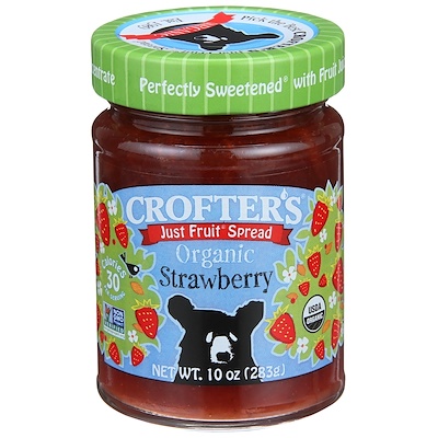 Crofter's Organic 有機草莓果醬,10盎司(283克)